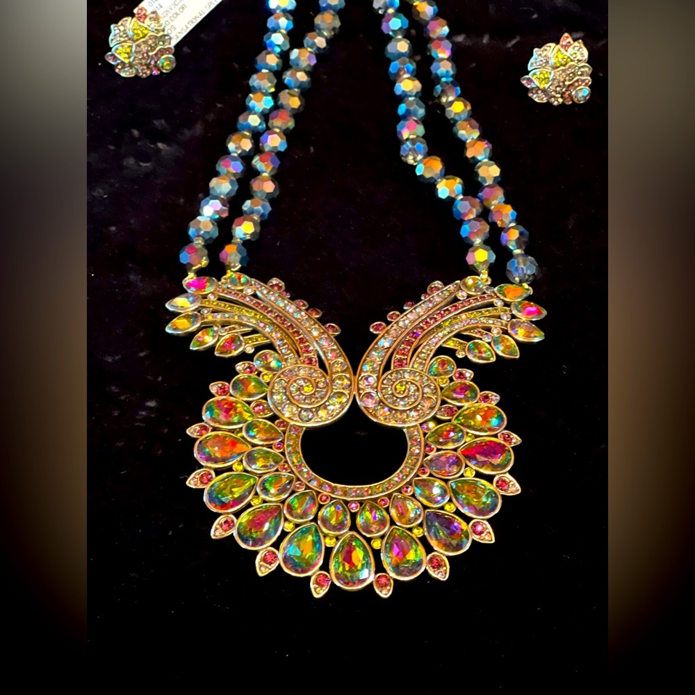 Heidi Daus Sensational Splendor Necklace and Earrings
